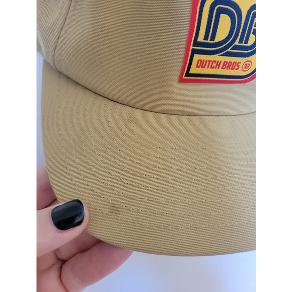 Mens Dutch Bros snapback in tan color - Picture 5 of 5